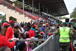 File image of Kenyans at the Moi Stadium in Embu.